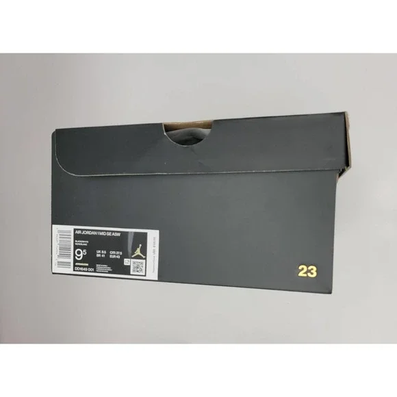 Nike Air Jordan 1 Mid ASW Shoes Carbon Fiber Sneakers Men's 9.5 DD1649-001 11W - Picture 10 of 10